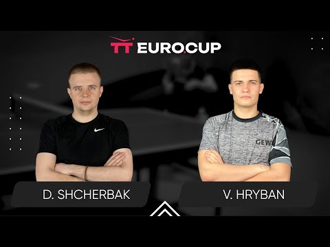 19:00 Denys Shcherbak - Vadym Hryban 27.02.2025 TT Euro.Cup Ukraine Elite. TABLE 3