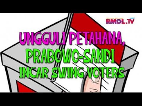 Ungguli Petahana, Prabowo-Sandi Incar Swing Voters