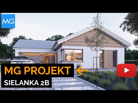 Projekt domu  Sielanka 2 B MG Projekt - 135,58 m2