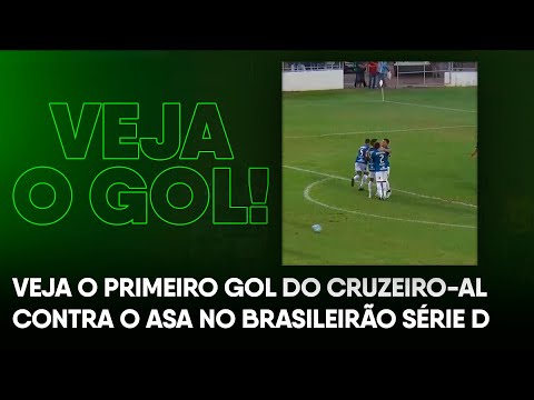 Veja o gol do Cruzeiro-AL contra o ASA no Brasileirão Série D