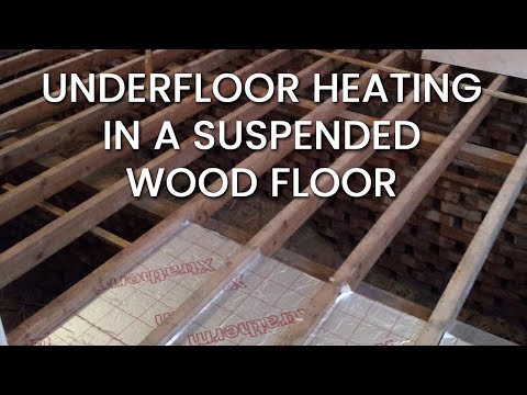 Underfloor heating in a suspended wood floor | Insulation | Screed