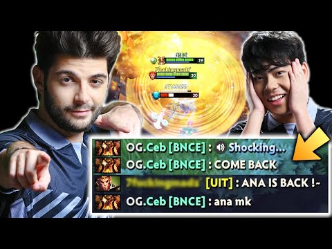 Ana is Back?! - OG.Ceb telling that this is ANA! DOTA 2