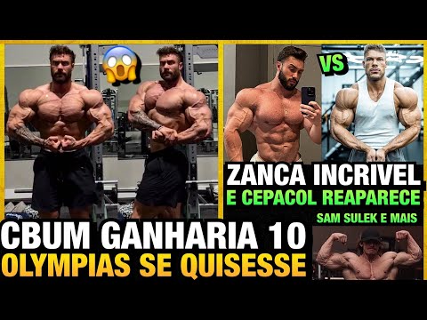 CBUM POSTA SHAPE ABSURDO: PODERIA GANHAR 10 OLYMPIAS!? + ZANCANELLI E CEPACOL RUMO A OHIO