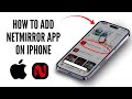 How To Add NetMirror App On IPhone IOS Install Netmirror IOS