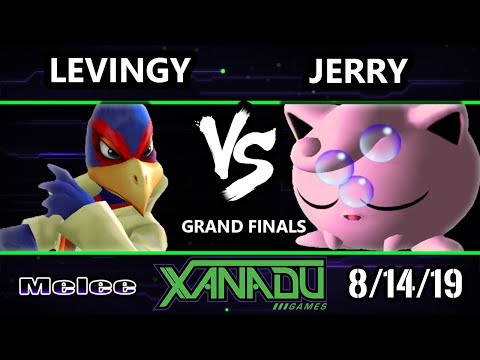 Smash Melee Tournament - Jerry (Jigglypuff, Fox) Vs. Levingy [L] (Falco) S@X 315 SSBM Grand Finals
