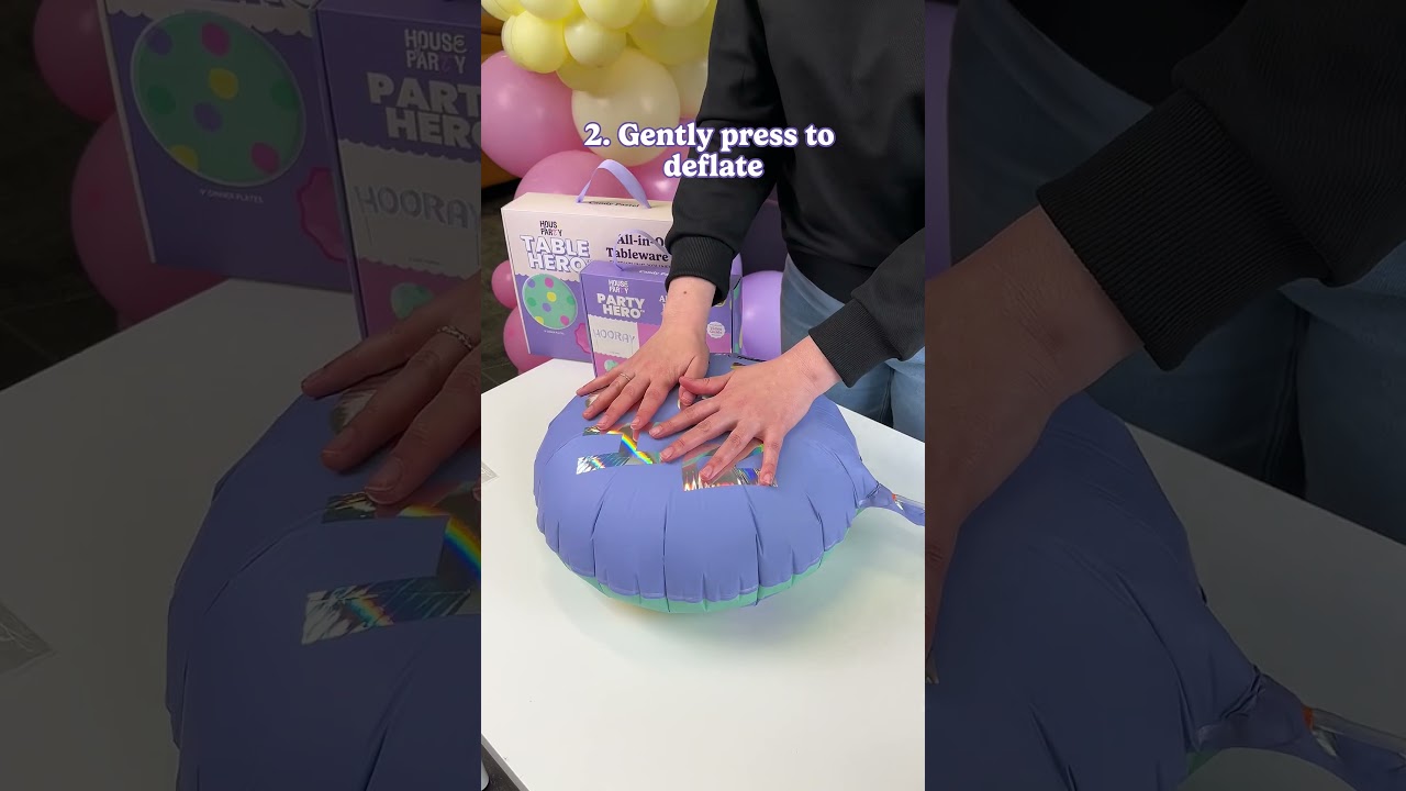 Reuse Foil Balloons the Easy Way! ♻️🎈