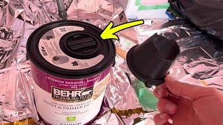 How to Open BEHR Simple Pour Paint Can Lid and Use it