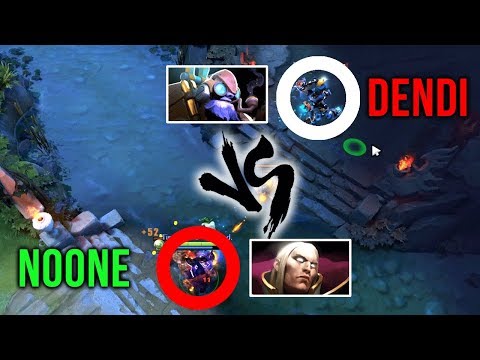 Dendi Tinker vs No[o]ne Invoker - Battle of Titans on Mid - Dota 2