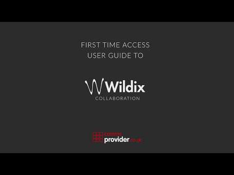 Wildix first time collaboration user guide