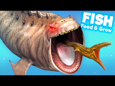 DINO BLOOP vs ALL FISH! | Feed & Grow Fish