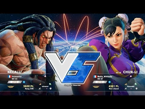Valmaster ( Necalli ) VS Will2pac ( Chun-li ) HD 1080p - Street Fighter 5