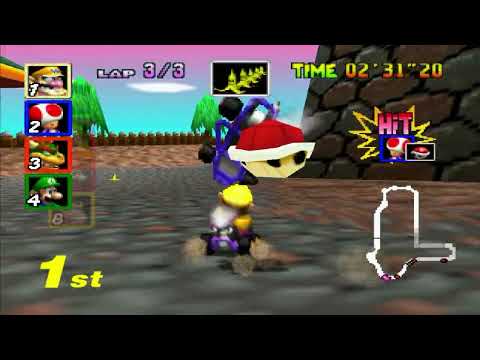 Mario Kart 64 Amped Up v2.96A Star Cup 50cc 