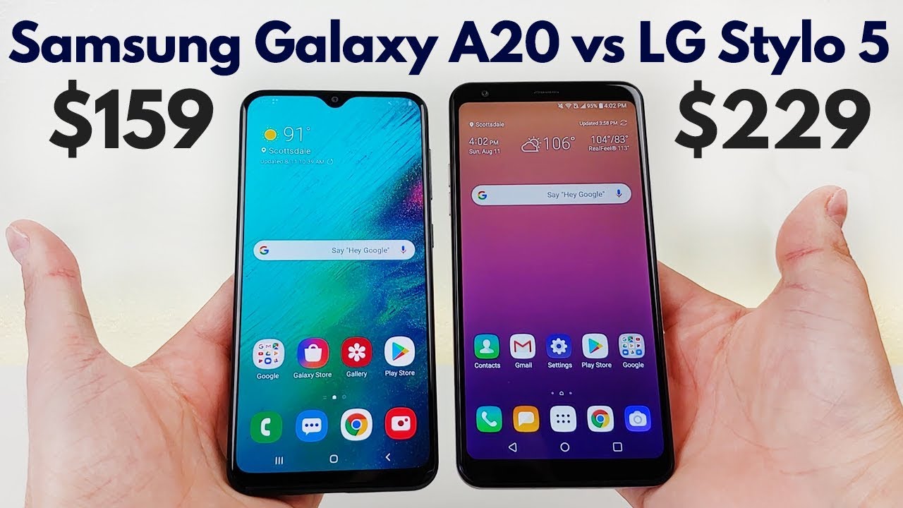 Samsung Galaxy A20 vs LG Stylo 5 - Who Will Win?