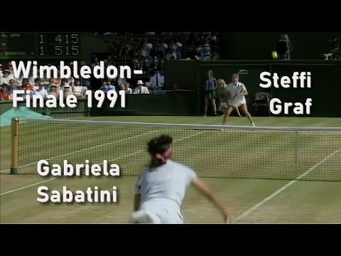 Wimbledon Finale 1991  Steffi Graf - Gabriela Sabatini (in HD)