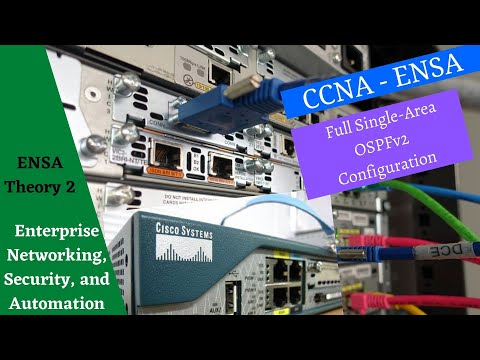 Cisco Netacad ENSA course - Module 2 - Single Area OSPF Configuration - Part A
