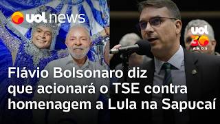Flávio Bolsonaro diz que ação contra 'crimes do PT na Sapucaí' será protocolada no TSE