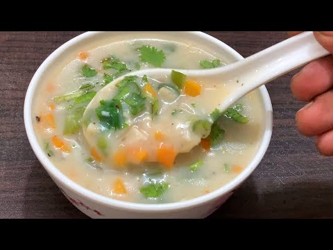 Creamy Garlic Soup | Garlic Soup Recipe | Garlic Veg Soup | Healthy Soup Recipe | Real Feast