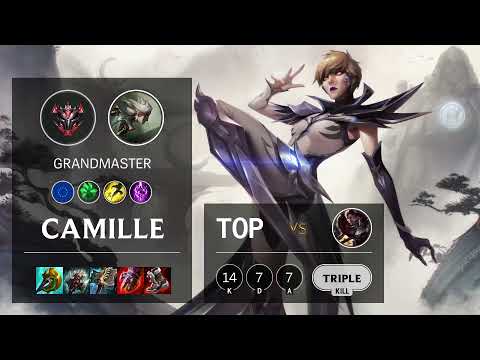 Camille Top vs Darius - EUW Grandmaster Patch 11.13