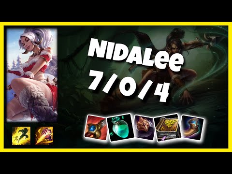 EU Challenger Nidalee JUNGLE (7/0/4) vs GRAVES Gameplay Replay - Patch 10.20