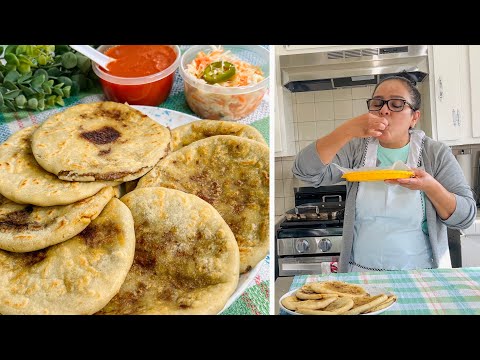 La forma MÁS fácil de hacer PUPUSAS- Como hacer Pupusas para principiantes🇸🇻