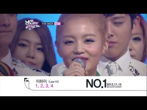 Mcountdown This Week #1 - 이하이 LeeHI "1,2,3,4" (2012.11.15)