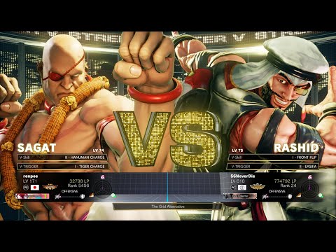 SFV Champion Edition 🔥 renpos (Sagat) Vs Oil King (Rashid) 🔥 Online Match's 01-24-2023