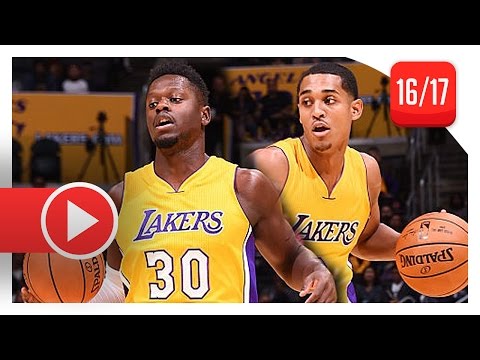 Jordan Clarkson & Julius Randle Full PS Highlights vs Trail Blazers (2016.10.11) - 28 Pts, 16 Reb