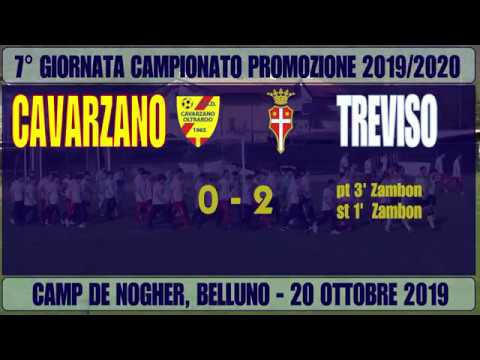 Cavarzano Oltrardo - Treviso 0-2, highlights 7° giornata Promozione 2019-2020