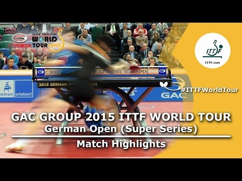 German Open 2015 Highlights: MA Long vs OVTCHAROV Dimitrij (1/2)