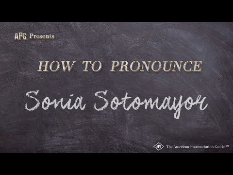 How to Pronounce Sonia Sotomayor (Real Life Examples!)
