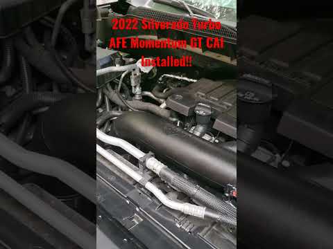 2022 Silverado 1500 2.7, AFE Power Cold Air Intake!!! #custom #chevy #Silverado #turbo #mods