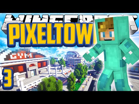 Minecraft Mods Pixelmon 'Pixeltown' Adventure "Viridian Quests!" Ep 3 (Minecraft Pokemon Mod)