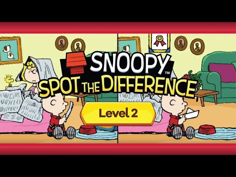 Snoopy Spot the Difference | Episode 1 | Level 2 | Normal