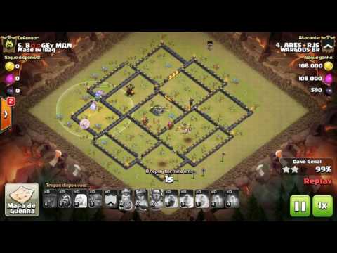 WARGODS BR Vs. Made In Iraq - CV11 / CV10 ATAQUES