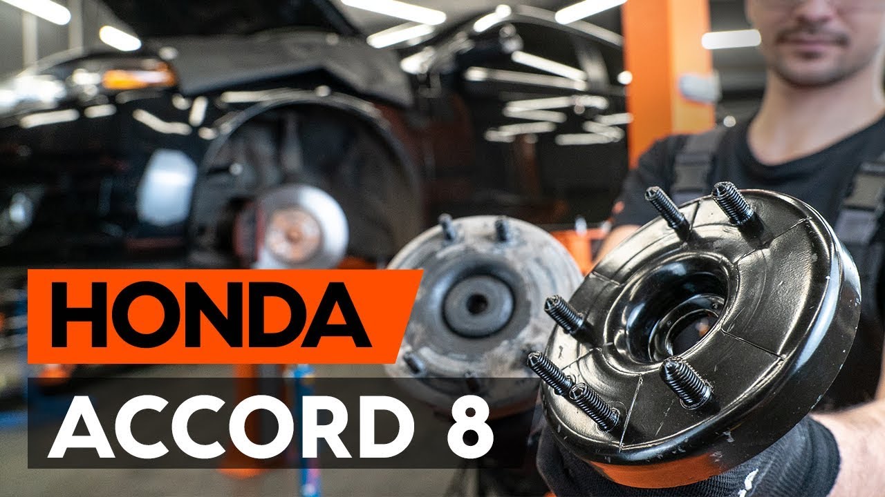Kuidas vahetada Honda Accord VIII CU esi-amordi tugilaager – õpetus