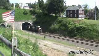 preview picture of video 'Crazy Horn! Railfanning Gallitzin Tunnel.   6-15-12'