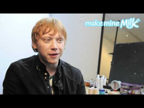 Rupert Grint tells 'make mine Milk' what his favourite milkshake flavour is!