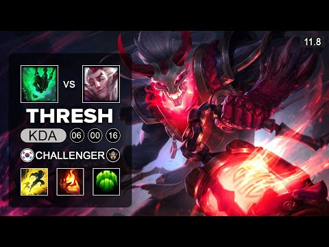 Thresh Support - KR Challenger Patch 11.8