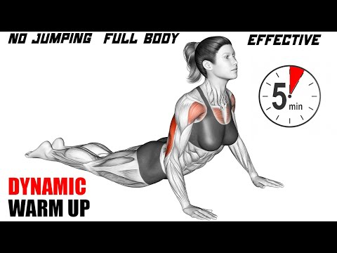 Quick & Effective 5min Full Body Warm Up Routine To Do Before Any Physical Activity! (No Jumping)