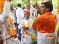Congress supporters celebrate Rahul Gandhi’s 48th birthday