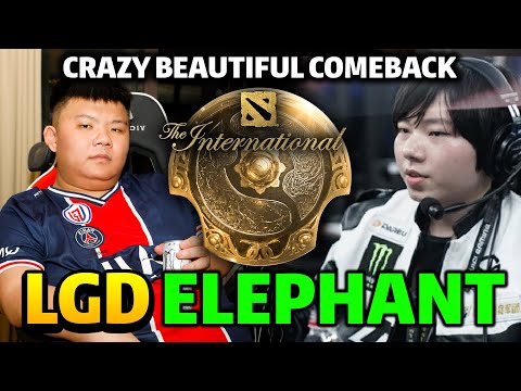 PSD.LGD vs ELEPHANT Game 1 TI10 - BEAUTIFUL DOTA THE INTERNATIONAL 10