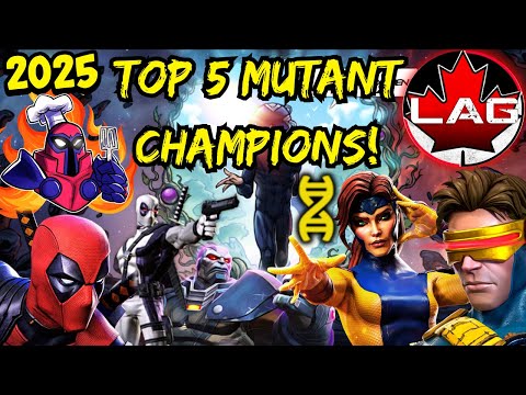 Top 5 BEST Mutant Champions In Marvel Contest of Champions Ranked!! Summer 2025 (7⭐ Class Rankings)