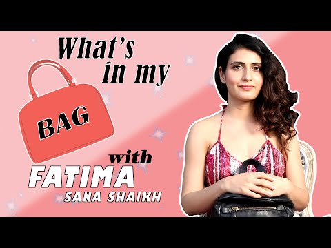 What's in My Bag with Fatima Sana Shaikh | Fatima Sana Shaikh Interview | Filmfare Exclusive