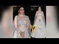 Taapsee Pannu Super HOT In Transparent Lehenga Choli Look At Jackky Bhagani Diwali Party 2K19