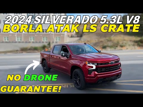 2024 Chevy Silverado RST 5.3L V8 Exhaust Sound w/ Borla Atak LS Crate Muffler!