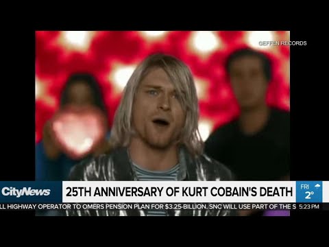 25th anniversary of Kurt Cobain's death