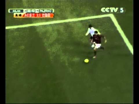 milan - palermo 3-1 (10.11.2010) robinho goal