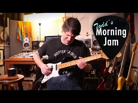 Stratocaster BLUES GUITAR- Morning Jam #253
