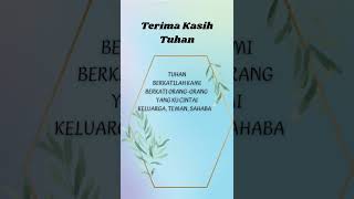 Download lagu Ucapan Terima Kasih Tuhan Doa #Tuhan #terimakasih #doa mp3