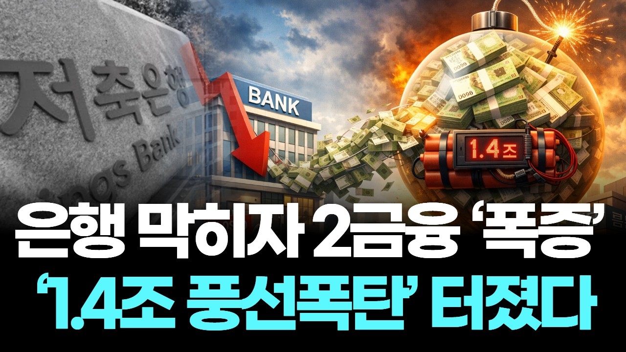 은행 막히자 2금융 ‘폭증’… ‘1.4조 풍선폭탄’ 터졌다
